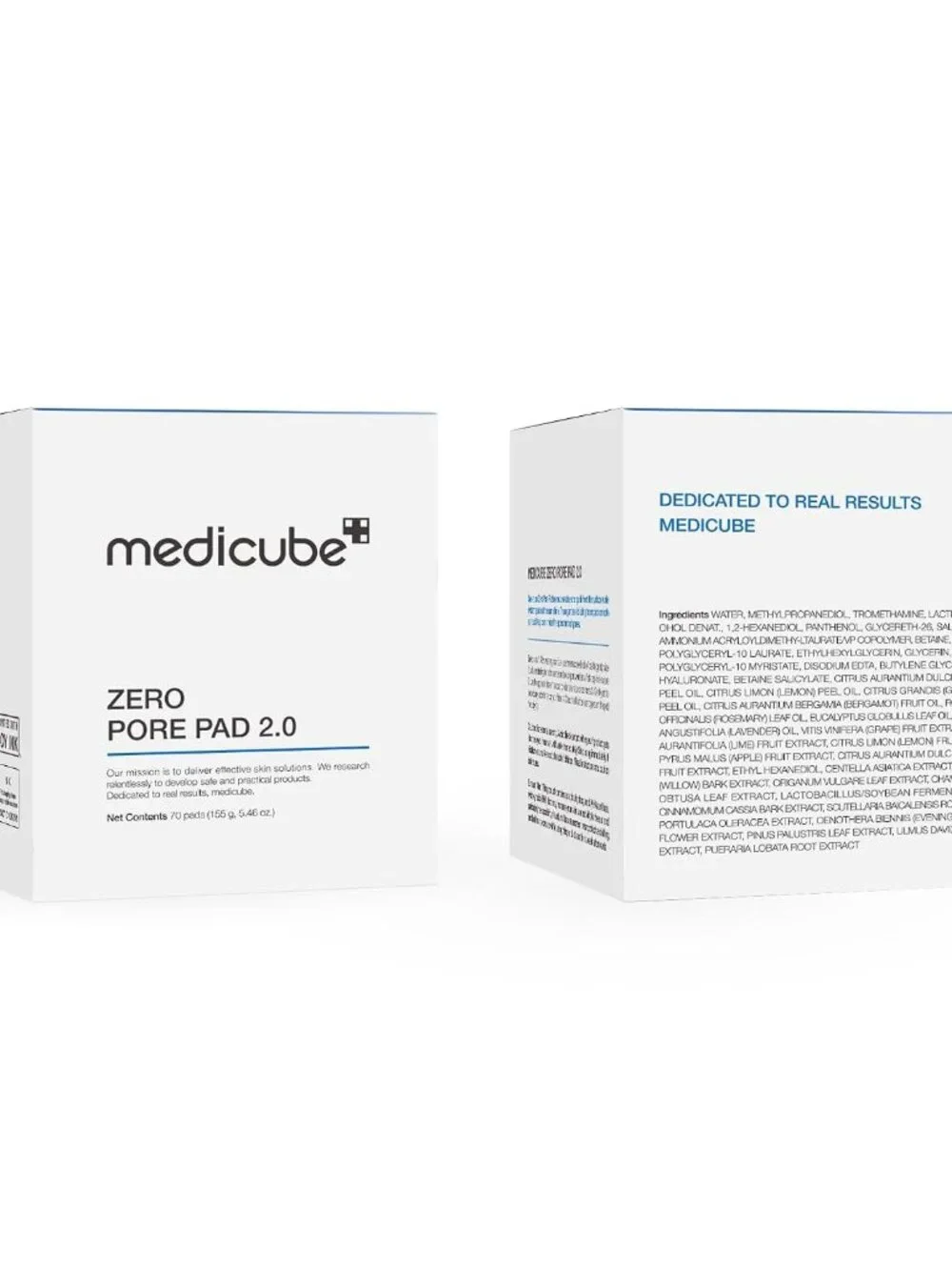 medicube Toner Pads Zero Pore Pad 2.0 for Exfoliation and Pore Care